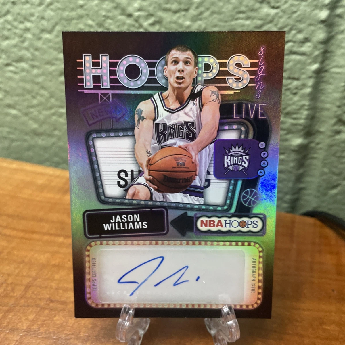 Jason Williams Basketball Autographed Sports Trading Cards for