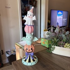 Summerween Pastel Stacked Totem Tabletop Deco...