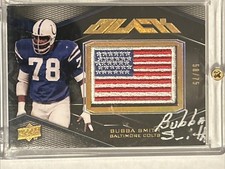 2009 Upper Deck Black 58/75 Bubba Smith #7 Baltimore Colts Autograph/ Patch