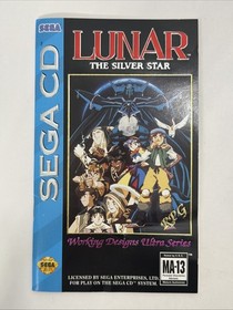 Sega CD 1992 LUNAR THE SILVER STAR GAME Complete CIB SUPER CLEAN VGC!