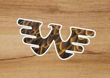 Waylon Jennings Eagle Fan Art 3.5in Premium Vinyl Sticker Country Rock Music