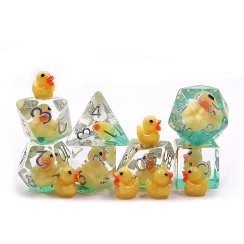 Rubber Ducky Dice Set for D&D Pathfinder RPG Yellow Duck eBay