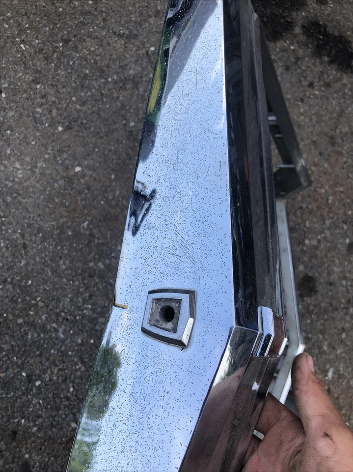 Rejilla cromada radiador Lincoln Continental Mark V 5 1977-1979 D7LB-8A068-AE OEM Foto 3 de 4