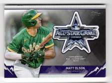 MATT OLSON 2021 TOPPS BASEBALL UPDATE SERIES MLB ALL-STAR GAME PATCH