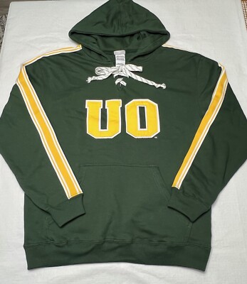 Men's Oregon Duck Sweatshirt Hoodie-L
