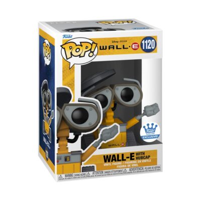 Funko 58142 Pop! Disney: Wall-E - Wall-E mit Radkappe (Funko Exclusive) #1120