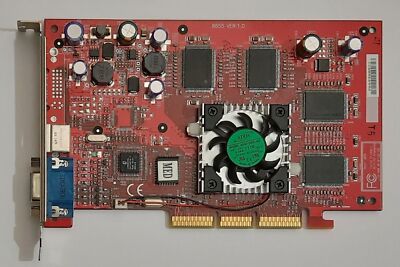 MSI GeForce2 Titanium VX AGP Grafikkarte (MS-8855, GeForce2 Ti, 64MB,retro,2001)