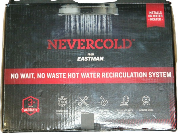 EZ-FLO 70600 Nevercold Hot Water Recirculating Pump Kit - Black for sale  online | eBay