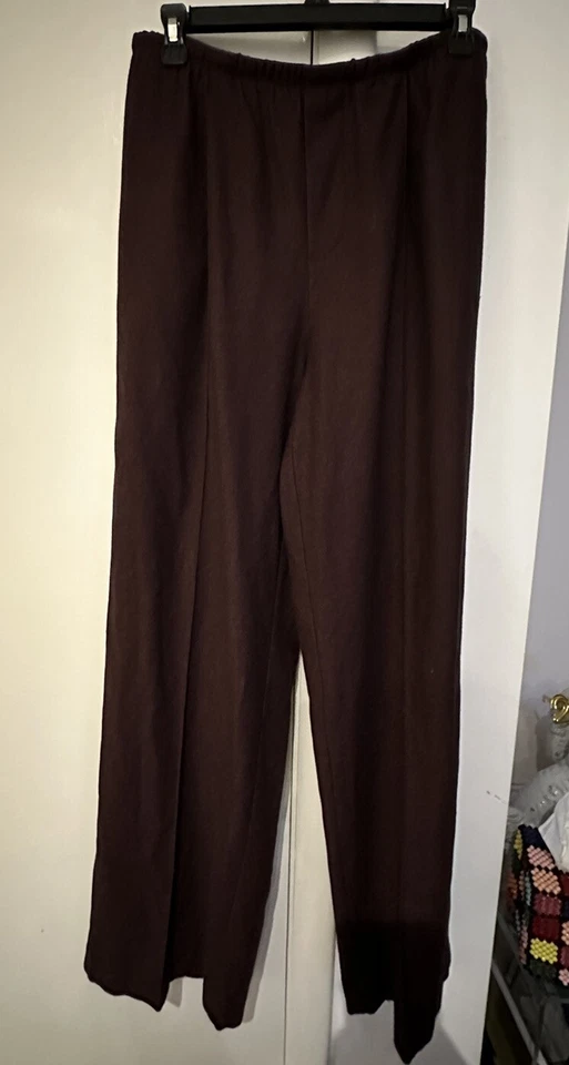 Брюки женские Vince из шерстяной смеси без застежек широкие штанины средние