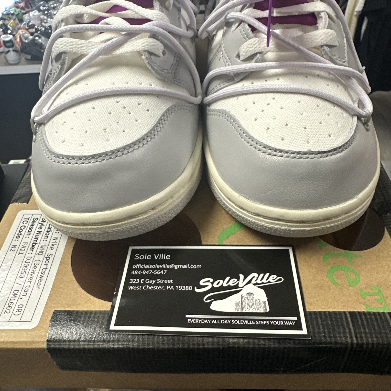 OFF WHITE X NIKE Taglia 11 5 Nike Off White x Dunk Low 03 di 50