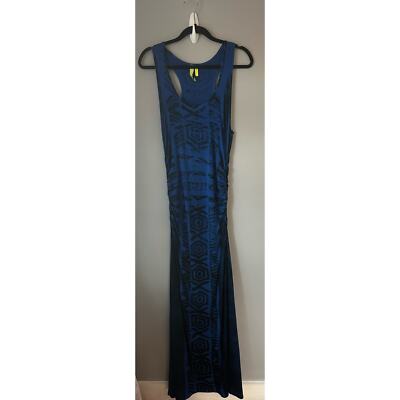Green Dragon Maxi Dress with side ruching | eBay