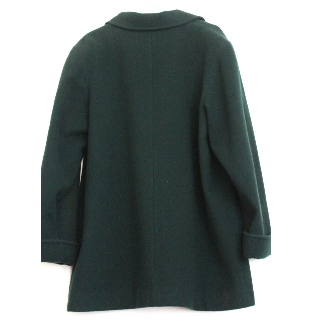 Forecaster of Boston Vintage Pea Coat Wool Womens Size 14 Green eBay