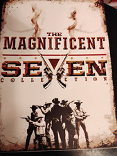 EUC DVD 4 Discs COLLECTOR SET. THE MAGNIFIICENT SEVEN. MGM,Warner Brothers