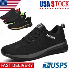 Men's Outdoor Running Casual Sneakers Breathable Fashion Sports Tennis Shoes Gym