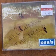OASIS All Around The World CD Single CDS 1998 EX/NM