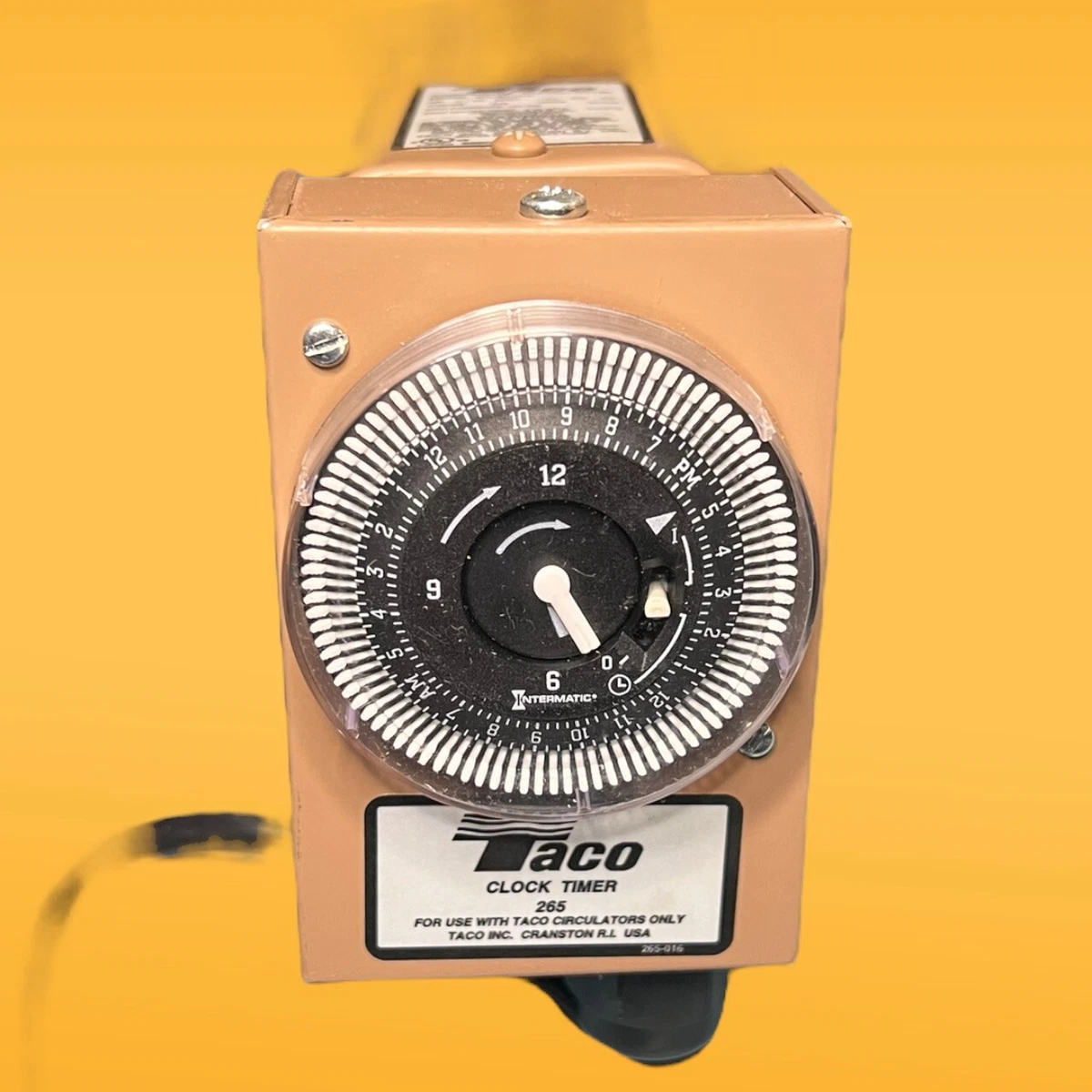 Taco 1/4HP 3/4u0026#034; Bronze Circulator Pump (006-B4-PNP) W/ Timer.  Everything In Pics 687752001594 | eBay