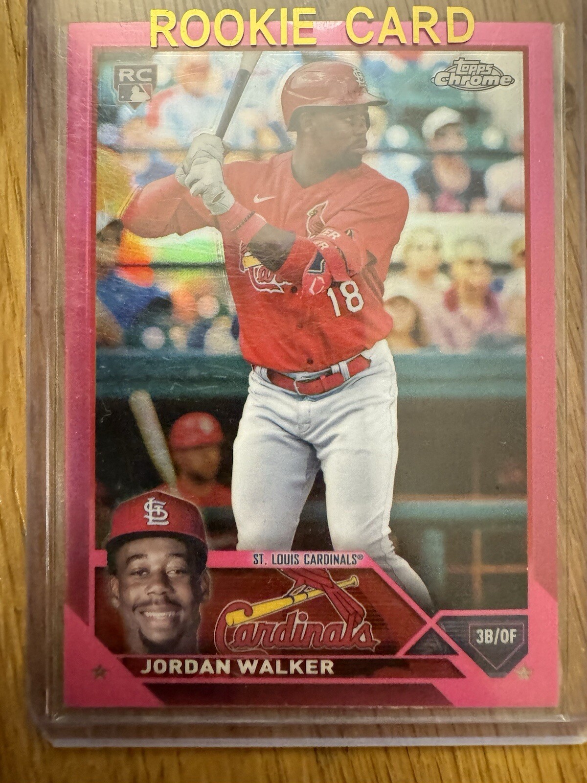 2023 Topps Chrome - Pink Refractor #209 Jordan Walker (RC)