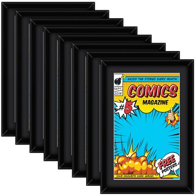 Geetery 8 Pack Comic Book Frame, UV Protection, Comic Picture Magazine Frames