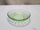 Vintage Green Uranium / Vaseline Hocking Block Optic Cereal Bowl 5 1/4" W