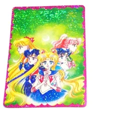 Vintage Issue #1 Manga Cover Art Scouts Taiwan Sailor Moon Glitter Prism Sticker