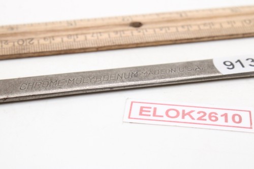 Chrome Molybdenum 17/32" x 7/16" SAE Chrome Open End Tappet Wrench - Picture 3 of 9