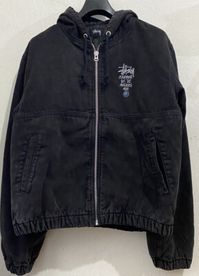ジャケット・アウター Stussy INSULATED LONG COAT Insulated Work Jacket Canvas – Black | Outerwear | Stüssy