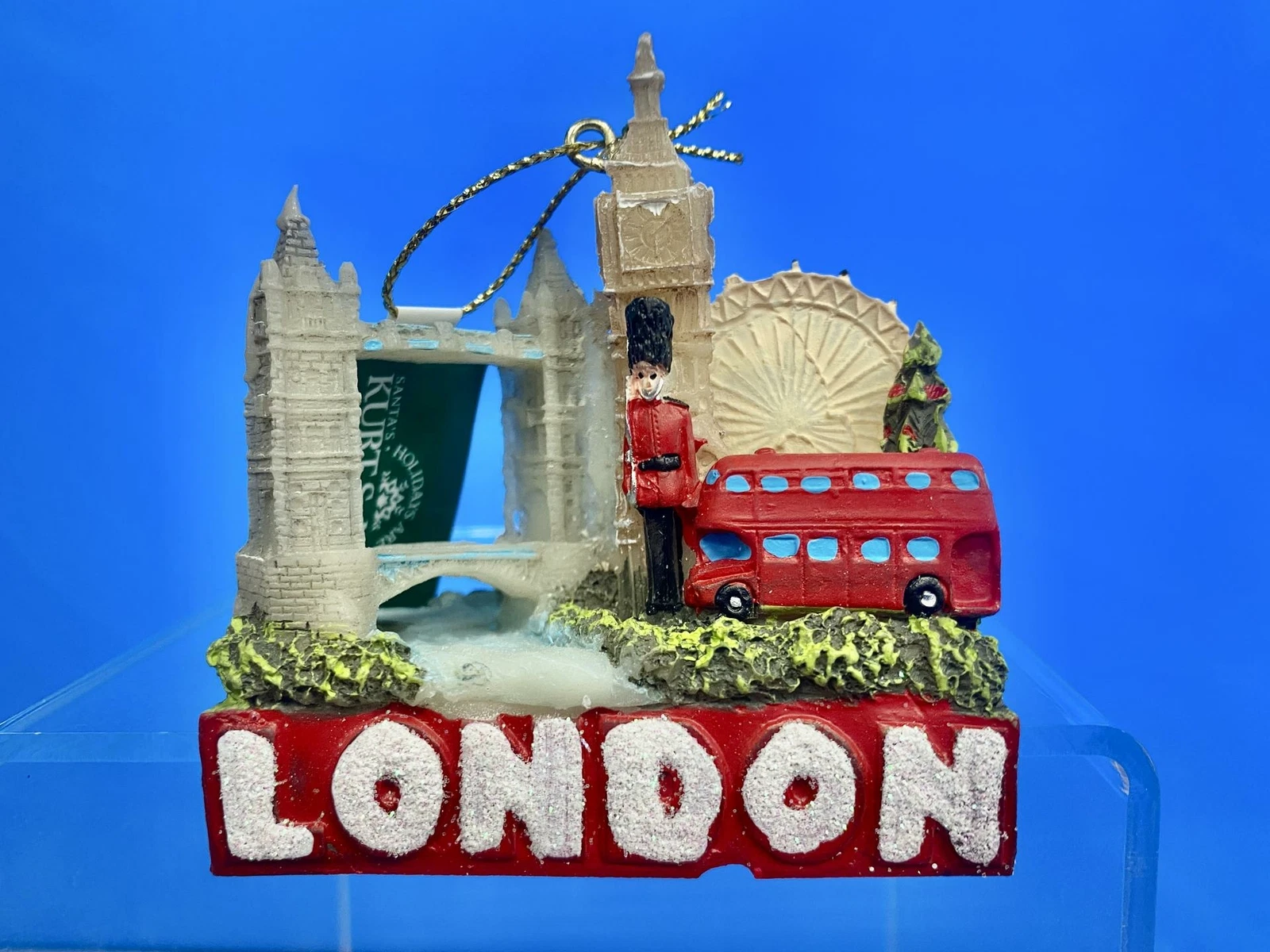 Kurt Adler Europe Traveler City Christmas Ornament - Thumbnail 2