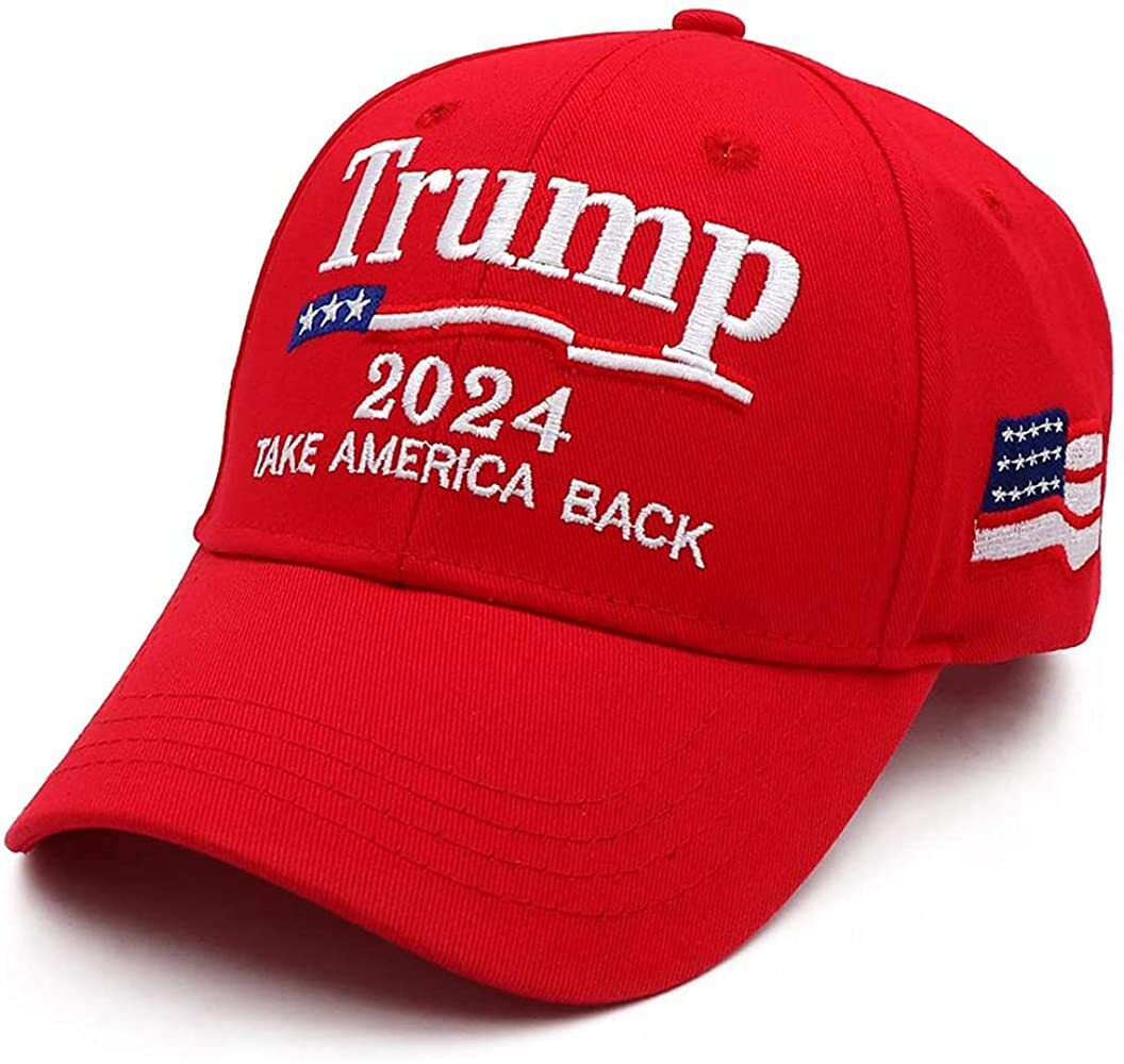 Trump 2024 Hat Keep America Great Take America Back Hat with USA Flag Embroid...