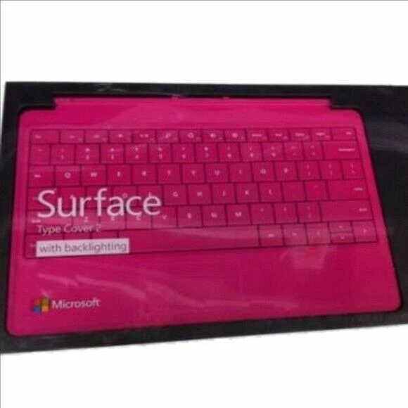 Microsoft Surface RT / 2 / Pro 1 / Pro 2 Type Cover 2 Keyboard 1561 - PINK - Image 2 of 4