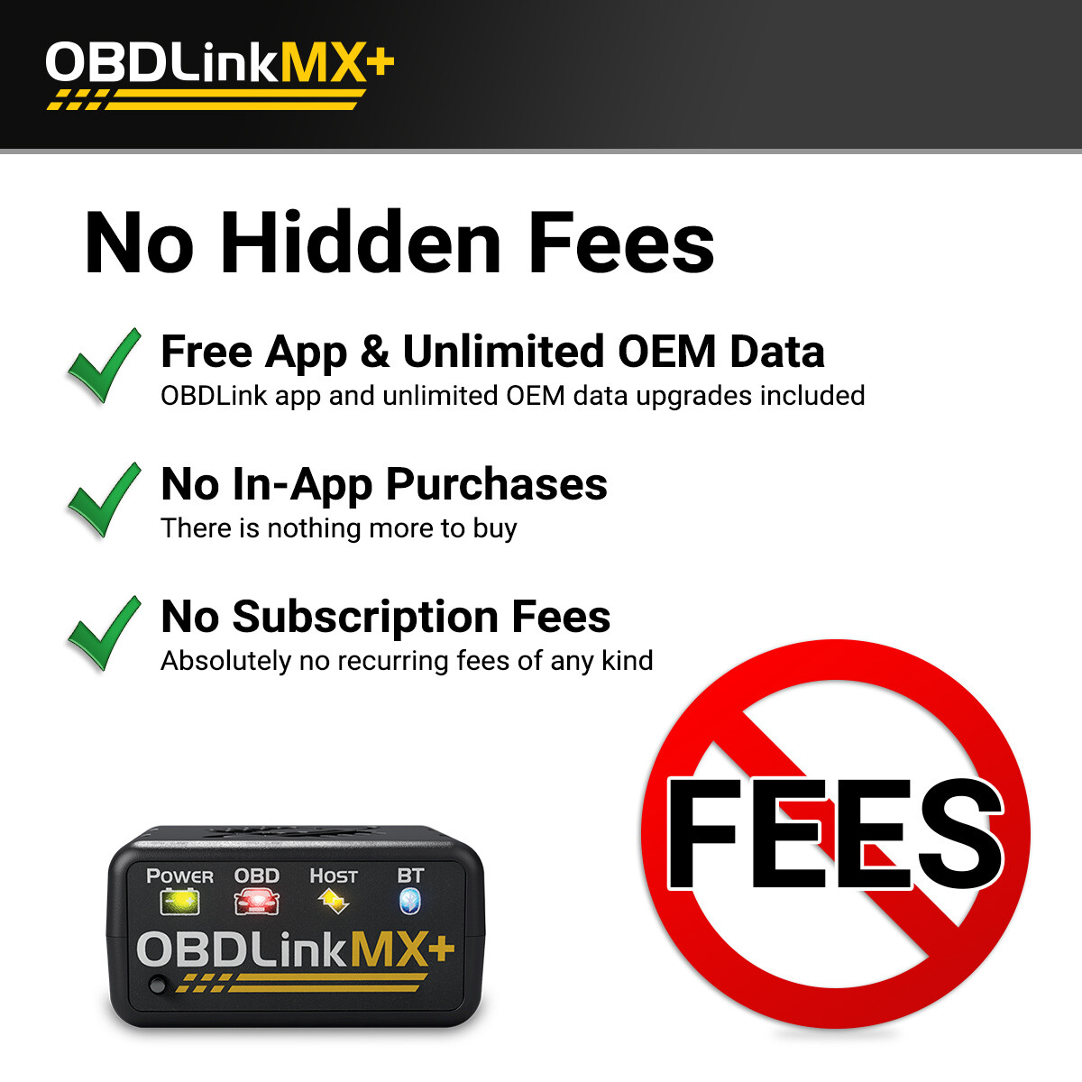 OBDLink MX+ Professional Diagnostic OBD2 ii module Scanner scan