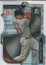 MOOKIE BETTS Baseball Card BOWMAN CHROME DIE-CUT Card Series Next BOSTON RED SOX