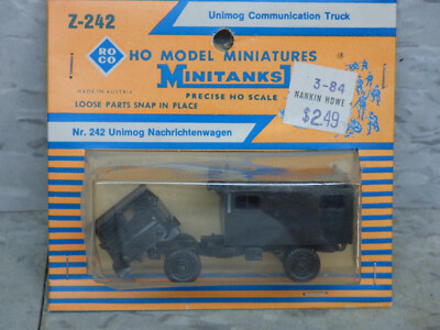 Roco Minitanks (NEW) 1/87 Modern German Unimog Communication Truck Lot #4942
