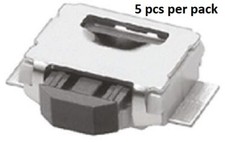 Omron Button Tactile Switch, SPST-NO 50 mA @ 12 V DC 0.7mm - B3U-3100P