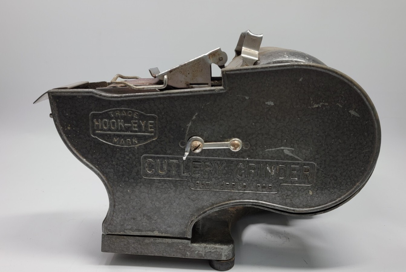 HookEye Cutlery Grinder Knife Sharpener Pittsburgh Erie Saw Co Tested! eBay