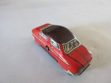 Vintage Tin wind up red car 2" 