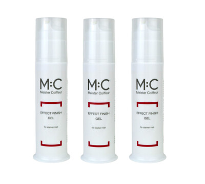 3x 100ml MC Effect Finish Gel Pearl Styler Meister Coiffeur