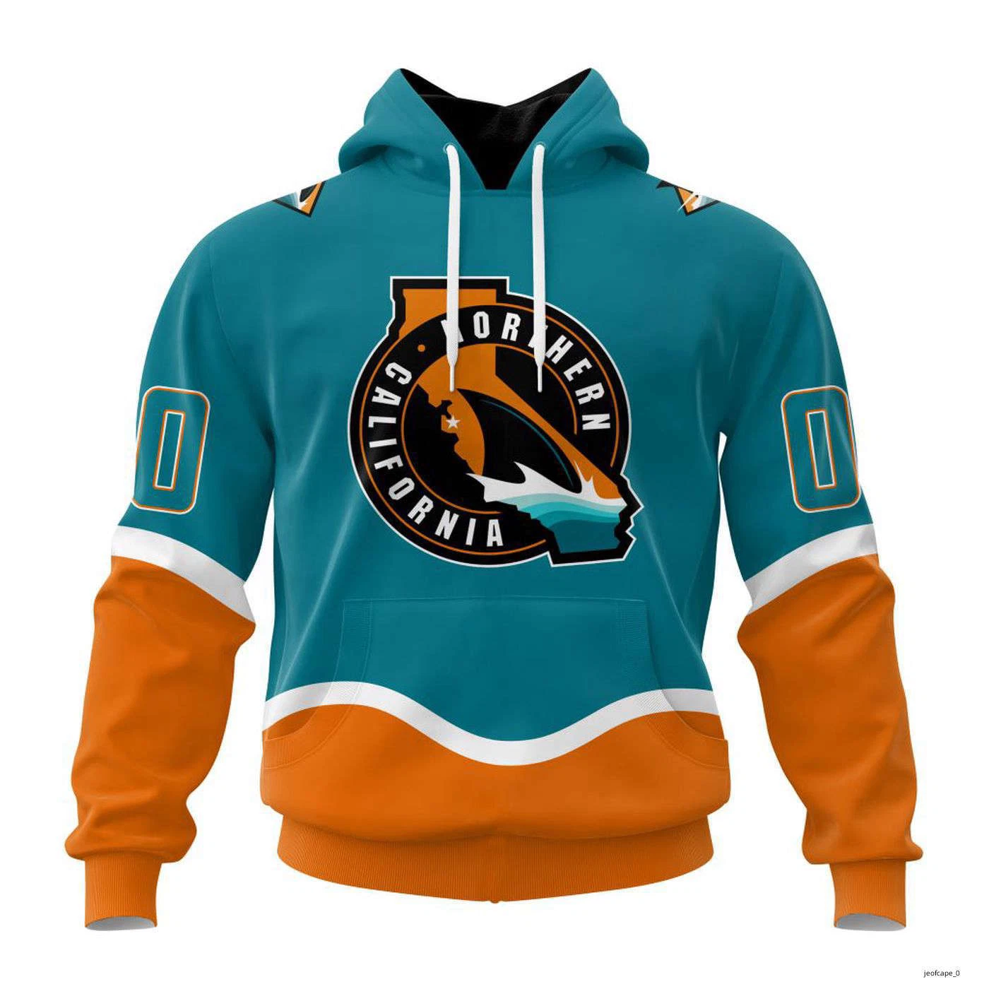 Personalized San Jose Sharks Special Bold 3D Hoodie