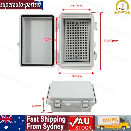 Hinged Lid IP67 Waterproof ABS Electrical Enclosure Junction Box Project Case SU - Picture 15 of 20