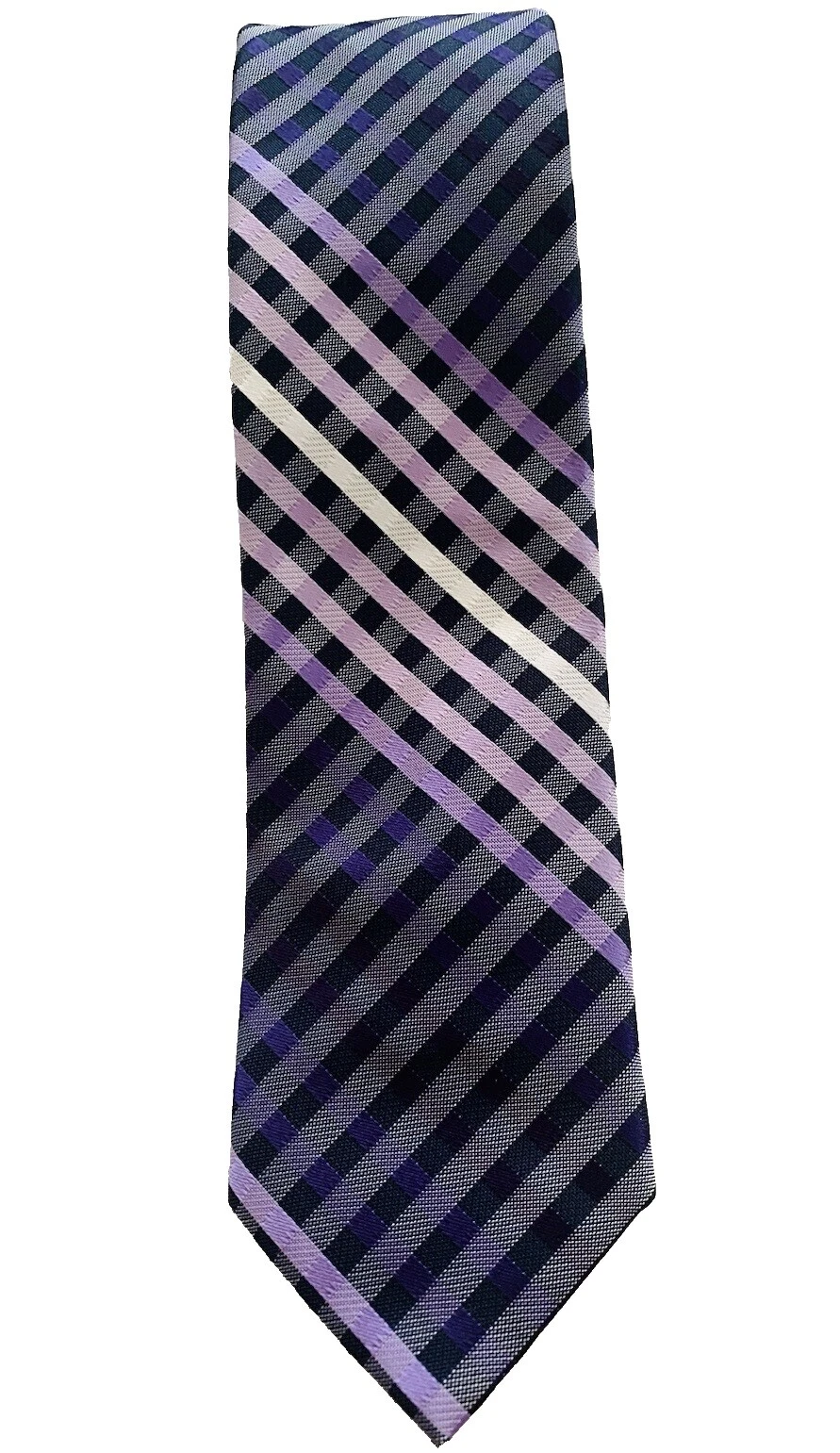 结构男式条纹领带