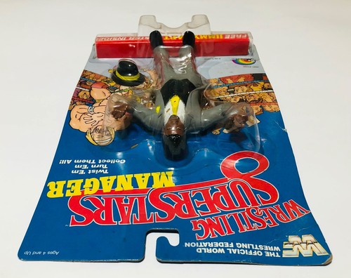VINTAGE LJN TOYS WRESTLING SUPERSTARS MANAGER SLICK ERROR SEALED CARD RARE - Picture 5 of 17