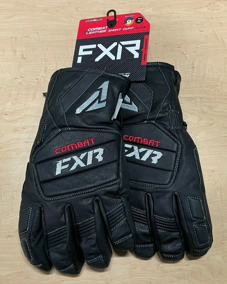 Кожаные перчатки FXR с короткими манжетами для снегохода, перчатки для верховой езды в холодную погоду маленькие средние - Изображение 4 из 4