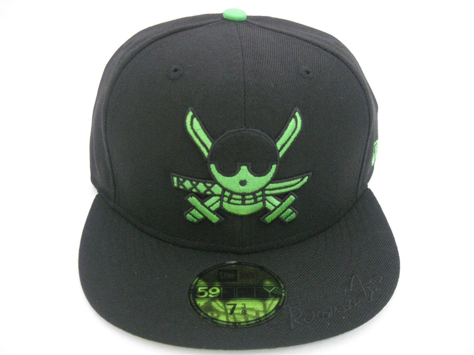 NEW ERA 59FIFTY ONE PIECE ZORO 59FIFTY FITTED CAP black/green
