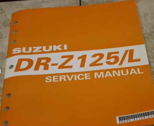 Suzuki DR-Z125/L Servicio Tienda Reparación Manual OEM 99500-41120-01E 2002 - Imagen 3 de 3
