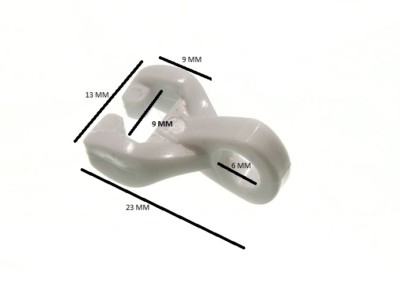 Set Binario Per Tende Flessibile 3 Metri - Plastica PVC, Curvo O Dritto, Kit Completo Con Staffe E Ganci Per Soffitto E Parete - Tagliabile Su Misura - 2