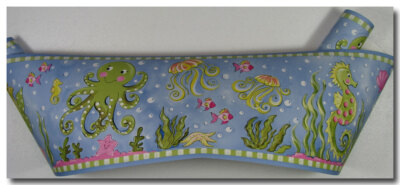 Borte Meer Tintenfisch Kinderzimmer USA  (3 EUR/m)