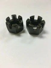 Two castle nuts M10 M12 1.25 M14 M16 1.50 UTV ATV 125,150cc axle hex fastener 