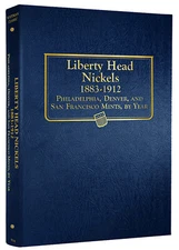 Whitman Classic Album 9114 Liberty Head Nickels 1883-1912 Book  5 cent