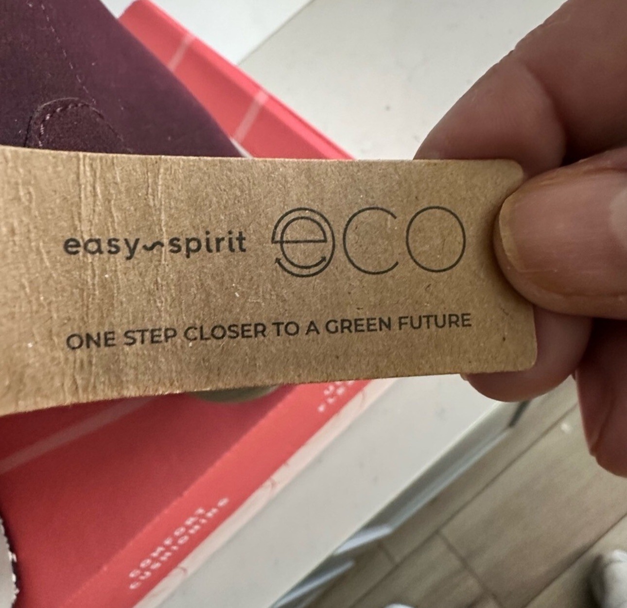 SAOLA Easy Spirit Sphere3 Sneakers Donna 9M Rosso Scuro Suola Flessibile Eco Friendly