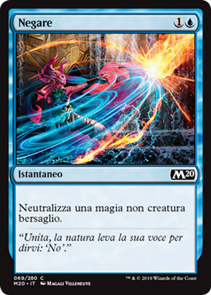 MTG 苦花 Foil NFC MTG NEGATE FOIL EXC - NEGARE - M20 - MAGIC | eBay