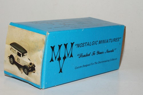 MVM NOSTALGIC MINIATURES 1931 FORD MODEL A DELIVERY, JOHNSON'S ICE CREAM - Picture 3 of 11